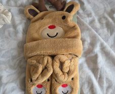Baby Grow with Booties and Hat combo