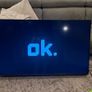 55" Ok. Smart TV 4K Ultra HD + Wall Mount Bracket, Original Stand & Remote - Perfect Condition Image 2