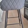 EZ Living Ottowa Grey Faux Leather Bar Stool Image 3