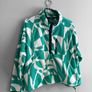 Pre Owned Dunnes Stores Green Geometric Fleece Image 2