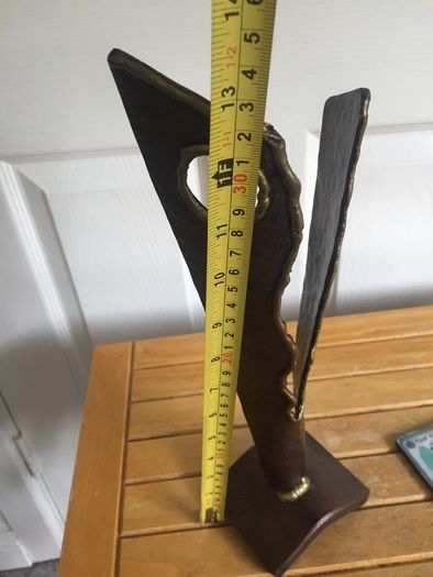 Heavy copper unique candle holder