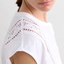 JAEGER Pure Cotton Broderie Top Size 10 Image 2