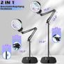 Magnifying Glass 10X Desk Lamp with Light Image 7
