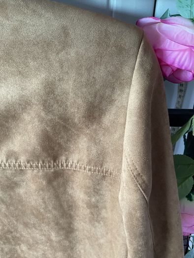 blazer Bnwt H&M size small tan suede effect jacket