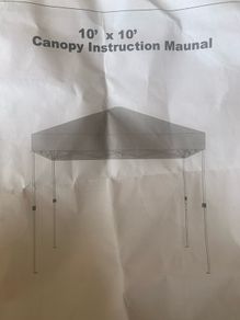 Gazebo 3x3m - sturdy and like new