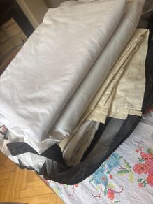 1 x electric blanket for single bed and some clean sheets for single bad and other clean items