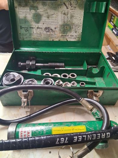 steel punch set holesaw hydrolic