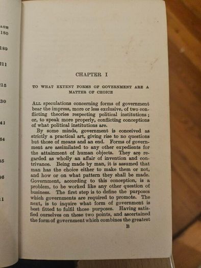 Considerations On Representative Government. By John Stuart Mill.1905 Hardback In Good Condition. See Photos For Same.