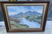 Irish oil painting free postage