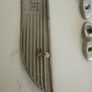 lambretta LD floorboard rubber mats, cap ends Image 5