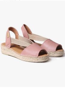 Espadrille for Women in Plain Tones Leather 37 (4) size