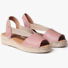 Espadrille for Women in Plain Tones Leather 37 (4) size