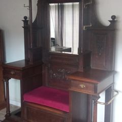 Fabulous Antique Oak Hall Stand, Very Large, Stunning Detail