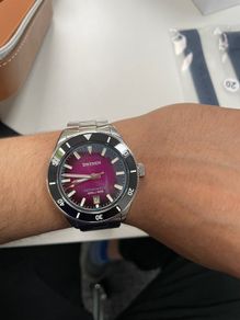 Dryden Pathfinder Automatic - Limited Magenta Dial (Watch + Box + Papers)