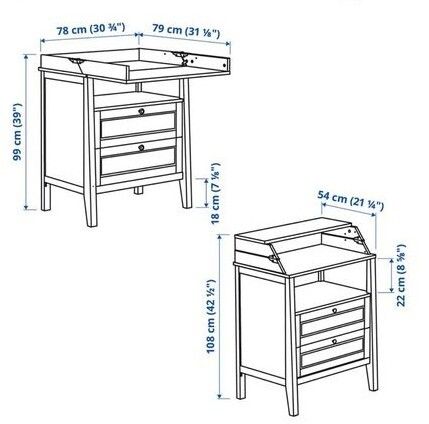 IKEA - Changing table - Sundvik