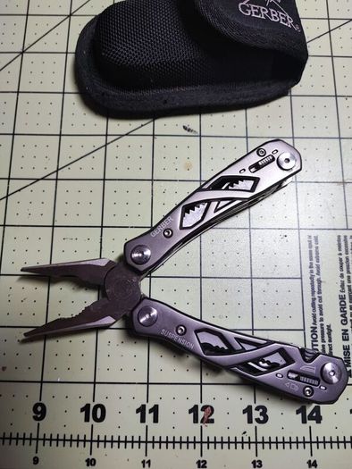 Gerber steel and aluminium multi-tool