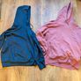 Uniqlo Men's Pullover Hoodies Bundle (Pastel Pink & Navy Blue) - Size S / M Image 5