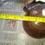 Copper Tea Kettle Blue-and-White Delf Ceramic Handle and matching Lid Knob, Postage Available Image 7