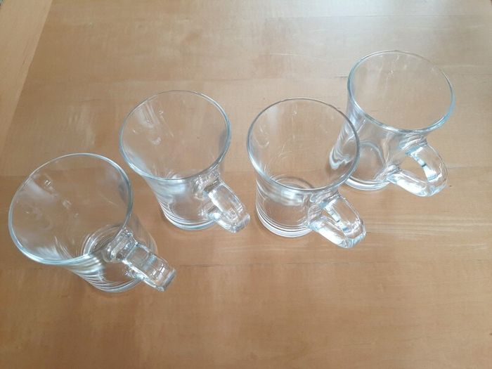 Arcoroc tea glasses (4)
