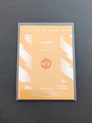 JJ Gabriel Gold Lion Topps Premier League Flagship Edition 2026/27