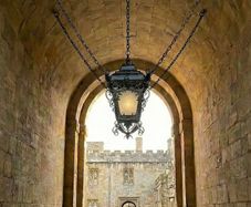 Very large wrought iron lantern