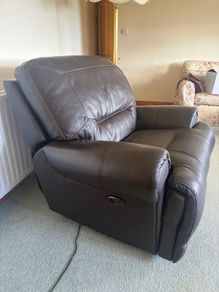 Leather Electric Recliner Chair