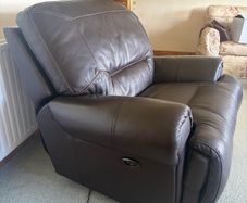 Leather Electric Recliner Chair