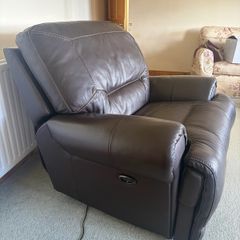 Leather Electric Recliner Chair