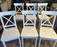 IKEA White Dining Chairs