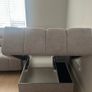 Corner Sofa Bed | Easy Care Fabric | Storage | Excellent Condition Image 2