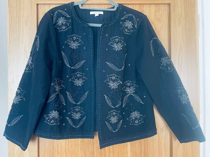 White Stuff Navy Blue Evening Jacket