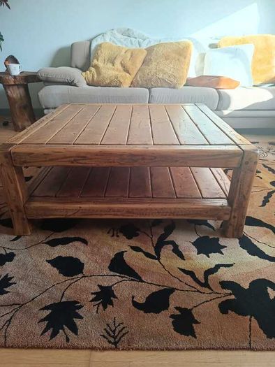 Handmade Solid Reclaimed Wood Coffee Table