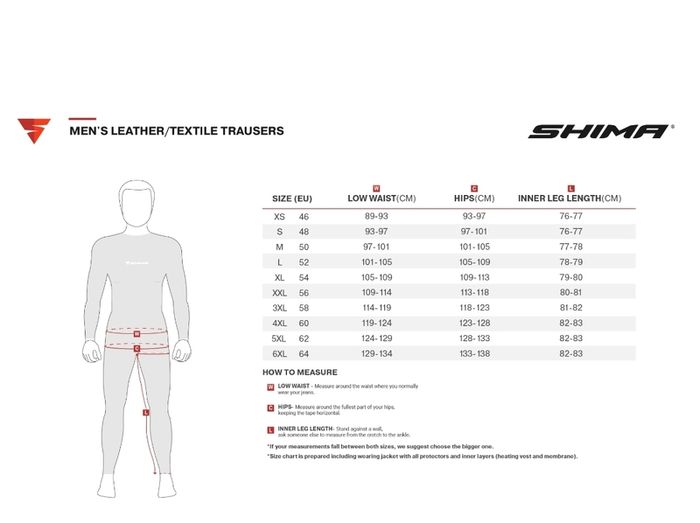 Shima Hero Motorcycle pants