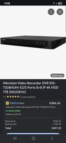 CLEARANCE  Hikvision 7200 turbo hd dvr