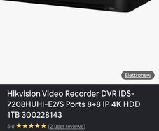 CLEARANCE  Hikvision 7200 turbo hd dvr