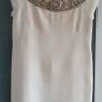 MARCHESA 100% silk mini dress with jewel encrusted scooped neck Sz 10 - Rrp 495 USD Image 2