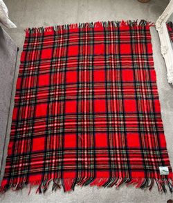 Vintage Foxford Travel Rug / Blanket