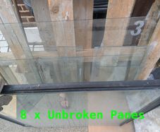 Plate Glass, some 4mm, some 6mm