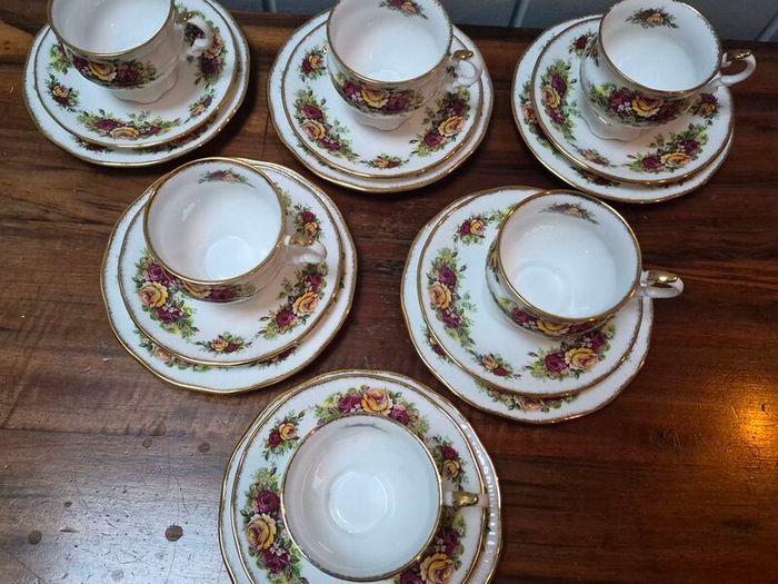 Staffordshire English Garden Tea Set