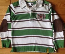 Age 5 Jasper Conran Striped Rugby Top