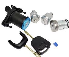 Complete Lock Set Ignition Switch Left Right Door Lock Trunk Lock For Ford Fiesta Mk5 Fusion (cbk)