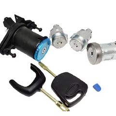 Complete Lock Set Ignition Switch Left Right Door Lock Trunk Lock For Ford Fiesta Mk5 Fusion (cbk)