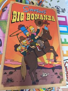 Vintage Simpsons Graphic Novel Lot (4 Books): Bartman, Unchained, Big Bonanza, Bouncy Book