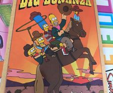 Vintage Simpsons Graphic Novel Lot (4 Books): Bartman, Unchained, Big Bonanza, Bouncy Book