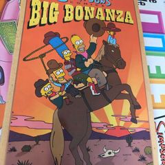 Vintage Simpsons Graphic Novel Lot (4 Books): Bartman, Unchained, Big Bonanza, Bouncy Book