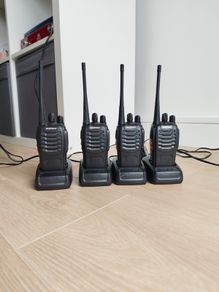 Used Baofeng Walkie Talkies