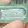 499 - Set of 6 Vintage Clear Glass Screw Cork Top Collectible Decorative Bottles and Jars Image 3