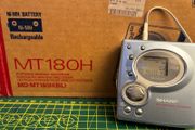 Sharp MD-MT180H (Blue) - Boxed - Near Mint - MDLP Minidisc Recorder