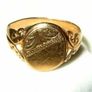 Vintage Hallmarked 9ct Gold Gentlemans Ring Image 6