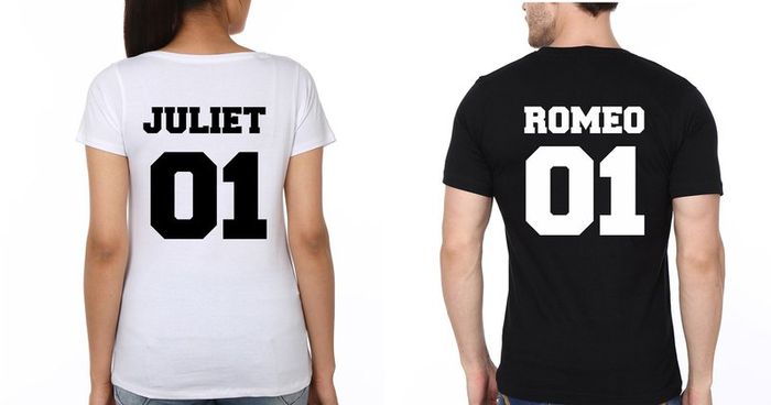 Romeo And Juliet Couple T-shirts Great Gift Present For Valentines Day Idea